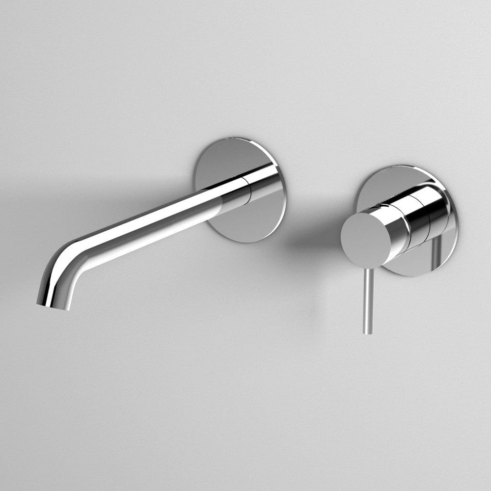 Chrome Wall Mounted Mixer Basin Tap