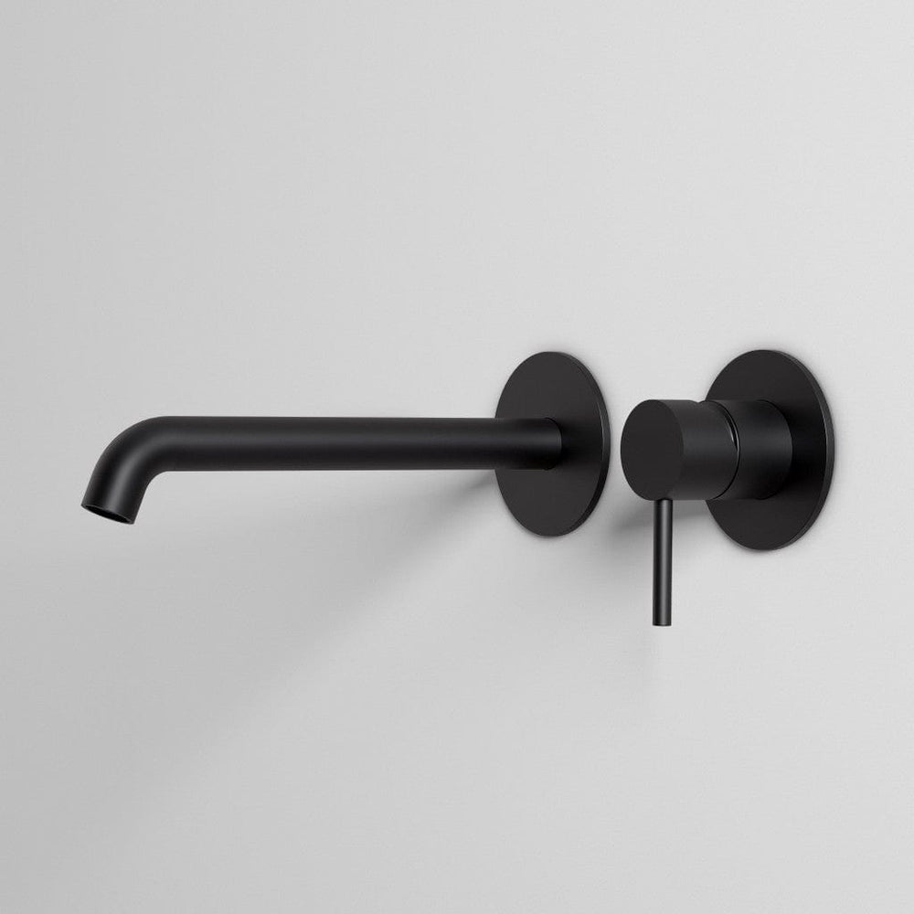 Matt Black Wall Mounted Mixer Basin Tap