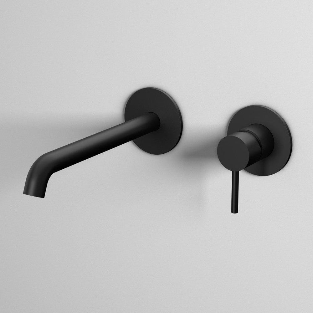 Matt Black Wall Mounted Mixer Basin Tap