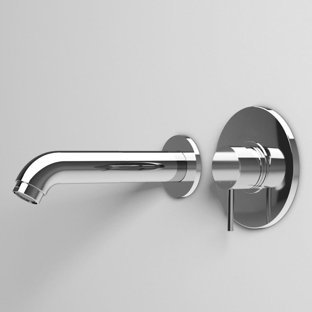 Wall Mounted Bath Mixer Tap Complete with Spout - Chrome