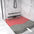 Complete Screed Floor Wet Room Solution with 60cm Linear Drain - Brushed Gunmetal