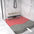 Complete Screed Floor Wet Room Solution with 60cm Linear Drain - Light Brushed Brass