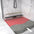 Complete Screed Floor Wet Room Solution with 80cm Linear Drain - Light Brushed Brass
