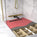 Large Wet room in a Box for Timber Floors 160cm x 90cm with Drain - Brushed Brass