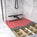 Large Wet Room in a Box for Timber Floors 160cm x 90cm with Drain - Brushed Gunmetal