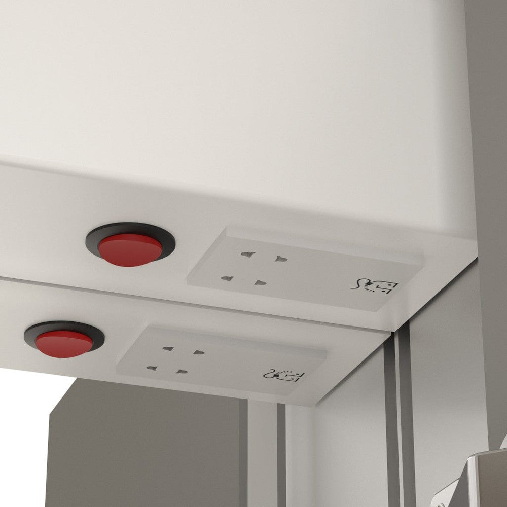 Corvina Modern Mirror Cabinet 600 x 700mm - Aluminium