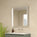 Corvina Modern Mirror Cabinet 700 x 700mm - Aluminium