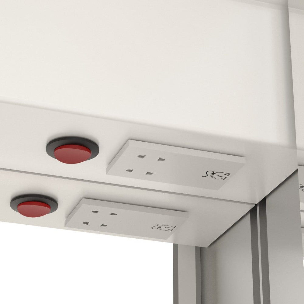 Corvina Modern Mirror Cabinet 700 x 700mm - Aluminium