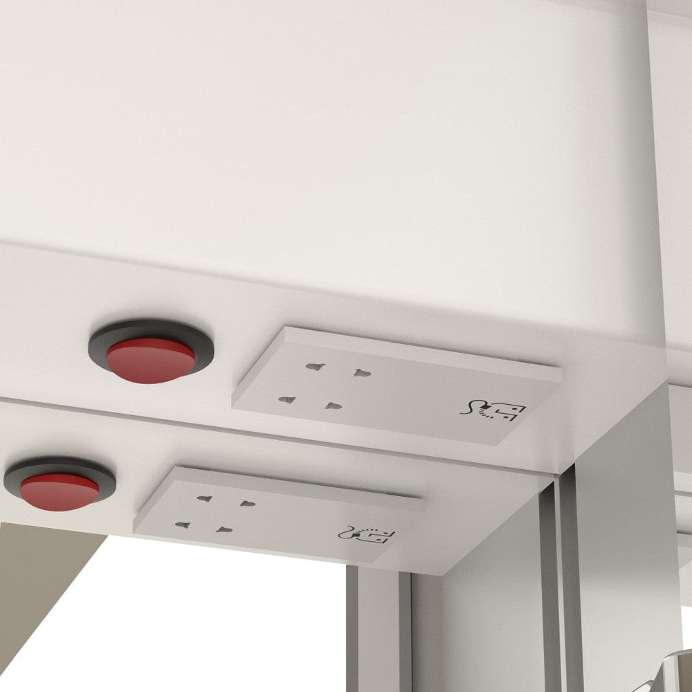 Corvina Modern Mirror Cabinet 900 x 700mm - Aluminium