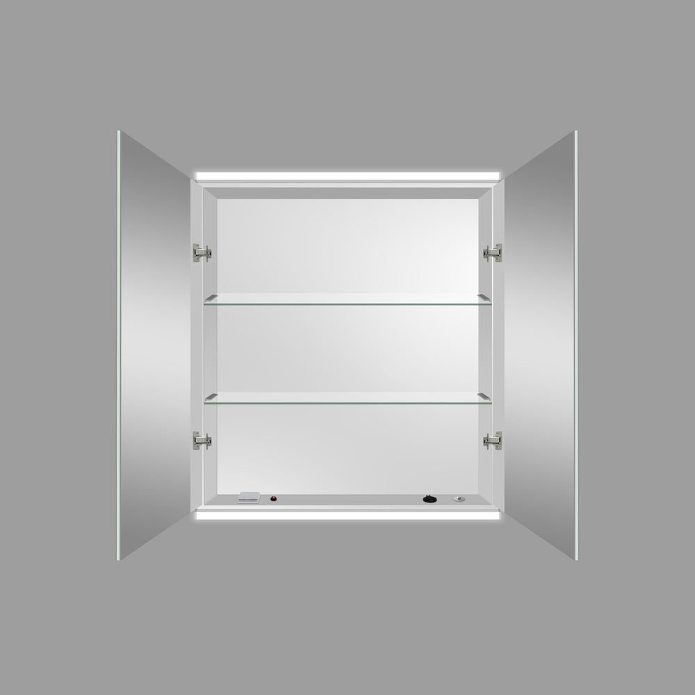 Dolcetto Steam Free Bathroom Mirror Cabinet 600x700mm