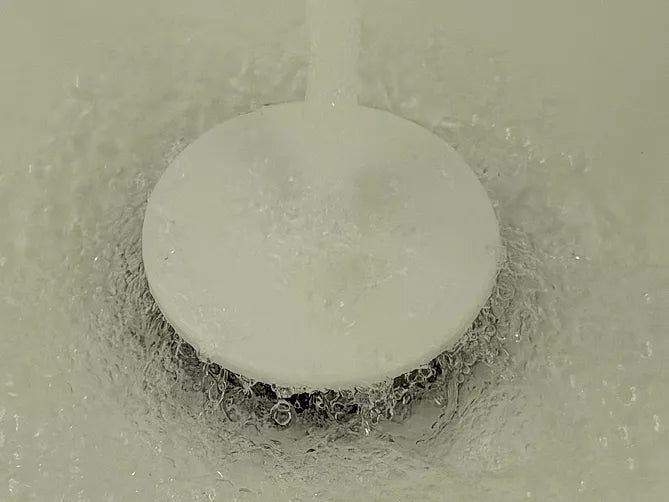 Disegno Click Clack Freeflow Basin Waste - Matt White