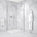 Hinged 1000mm Shower Door & 900mm Side Panel - Chrome